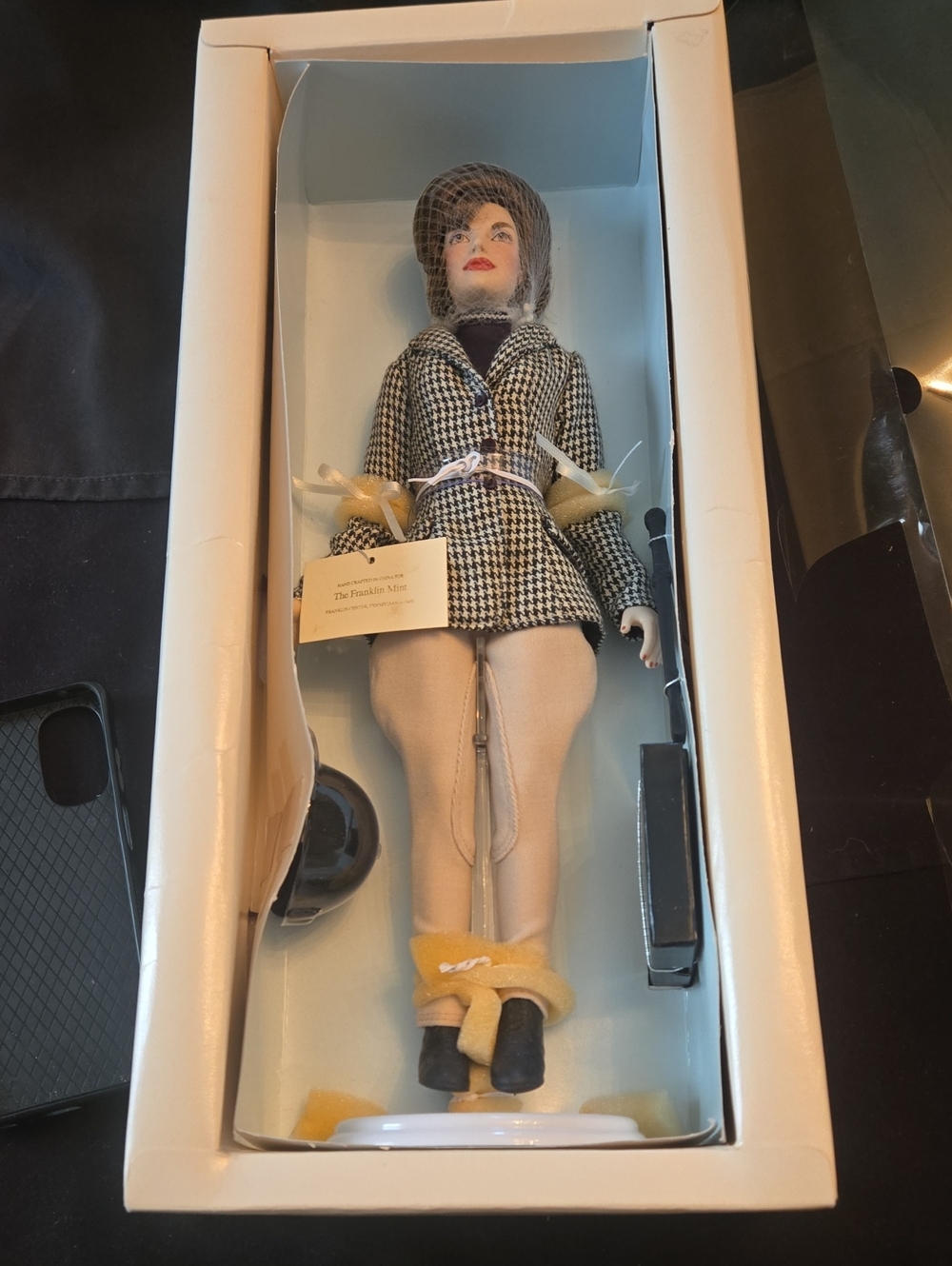 Frankkin Mint Jackie Kennedy Equestrain Doll